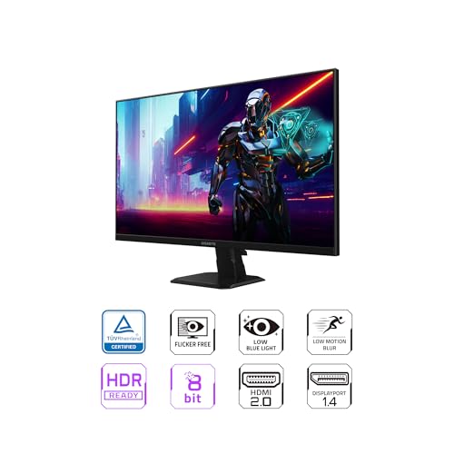 Image of GIGABYTE - GS27QA SA - 27 inch IPS Gaming Monitor - QHD 2560x1440-180Hz - 1ms MPRT - AMD FreeSync - HDMI, DP - Black