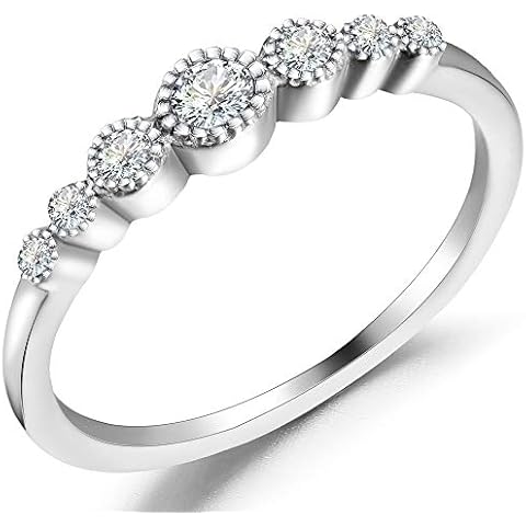 Stainless Steel Seven Stone Eternity Ring Cover
