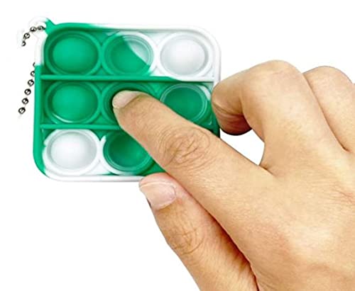 Amazon | 知育玩具 スクイーズ コンパクト キーホルダー ポチポチ