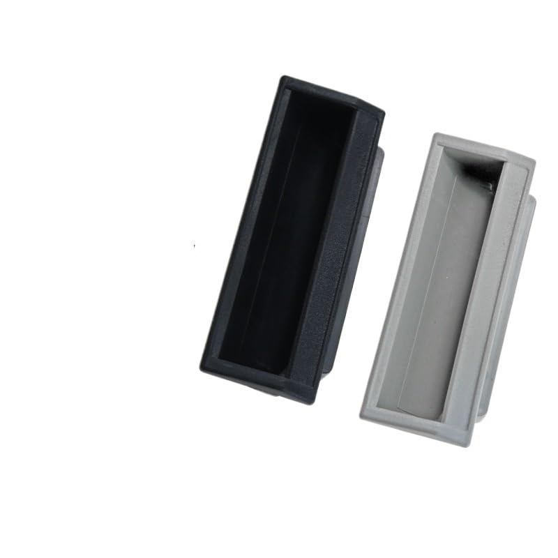 Poignée encastrée plastique T-1.5mm à profil plat pour boîtes de distribution