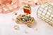 QIFU Hand Painted Enameled Royal Carriage Hinged Jewelry Trinket Box, Unique Gift Home Decor(Gold)