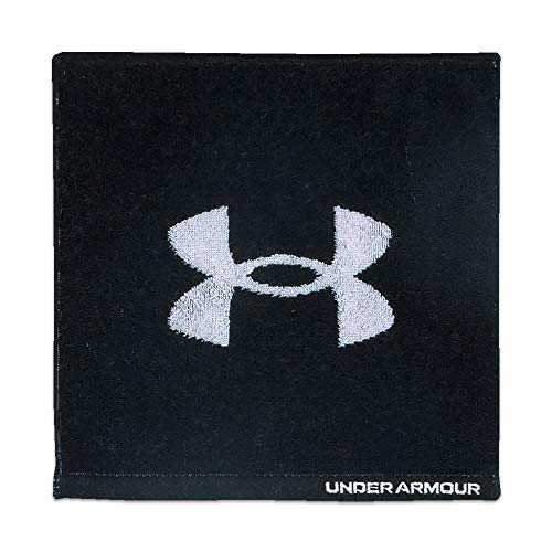 (アンダーアーマー) UNDER ARMOUR 今治 タオルハンカチ BOX入り プチギフト プレゼント 粗品 景品 ノベルティ 退団 (SYMBOL(ブラック), 単品)