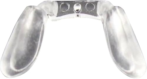 Almohadillas de silicona suave para la nariz, almohadillas de repuesto para lentes de sol, 2 pares, transparentes