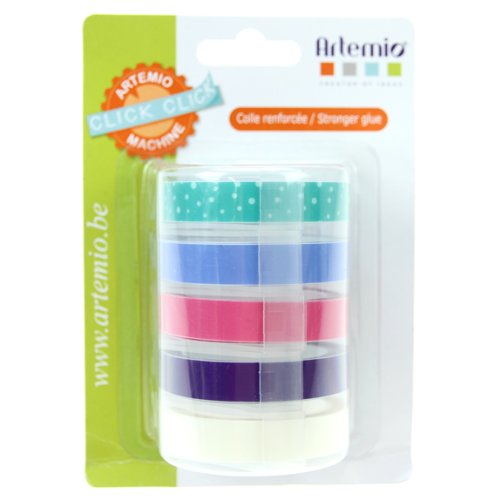 Artemio - Cintas de Repuesto para m�quina de Hacer Etiquetas, Colores Pastel