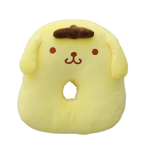 ハンギョドン マイメロディ シナモロール 昼寝枕 首枕 クッション 首元ボタン付きでズレにくい うつぶせ寝 U字型枕 オフィス デスクワーク ドライブ 旅行 用 学校 図書館 旅行用(カラー5)