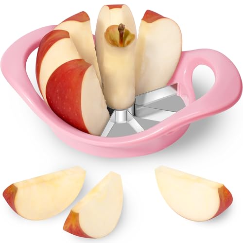 Reviews de Cortador de manzanas disponible en línea para comprar. 47 Rainspire - Cortador de manzana de 8 rodajas, cortador de manzana y escorador de 8 hojas, herramienta de descorador de manzana con cuchillas de acero inoxidable, cortador de frutas...