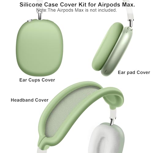 Ainiv Silicone Case Covers for AirPods Max Ear Pad Case Cover Ear Cups Cover - Image 3