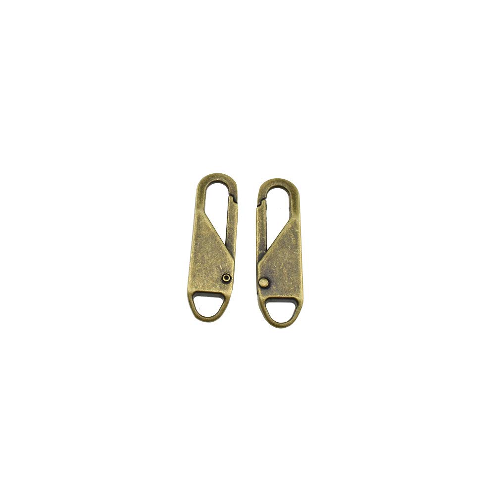 XZX Metal Solid Zipper Pull tab Handle Holder 0.1 inch 2.5 mm