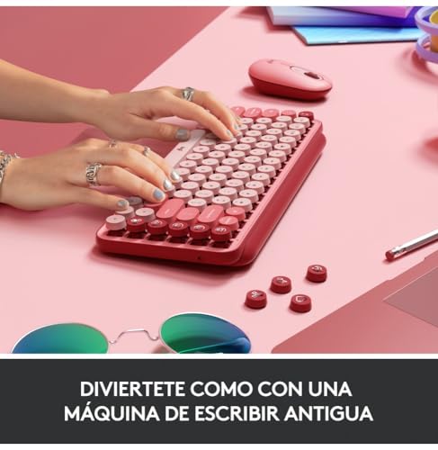 POP Keys Tastiera Meccanica Wireless con Tasti Emoji Personalizzabili, Layout Spagnolo QWERTY - Heartbreaker - Tastiera gaming - Immagine 4