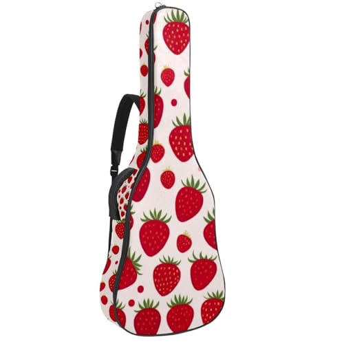 Sac de guitare acoustique étanche avec double bandoulière pour vos trajets musicaux