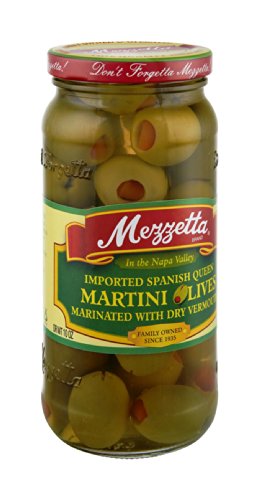 Mezzetta Spanish Queen Olives, Imported Martini, 10 Ounce