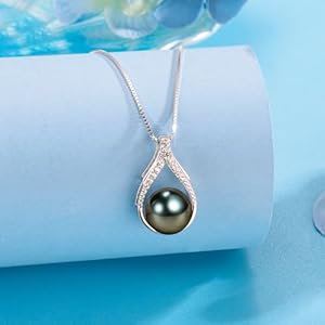 Gifts anniversary for wife women tahitian black pearl necklacesmothers day gifts for mom wife mom girlfriend her birthday day gifts christmas day gifts valentines day for her jewelry gifts  urban country home decor