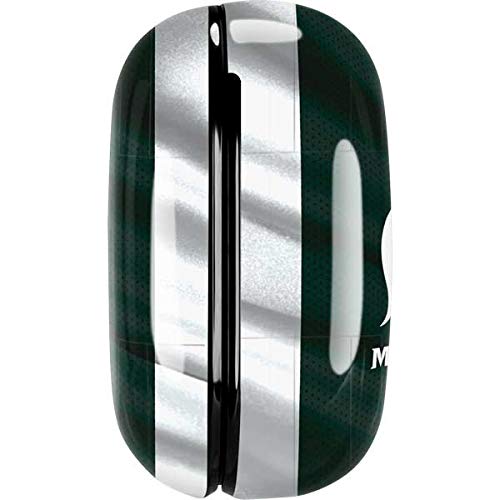 Skinit Decal Audio Skin Compatible with Samsung Galaxy Buds Pro - Officially Licensed Michigan State University Away Grey Jersey Design