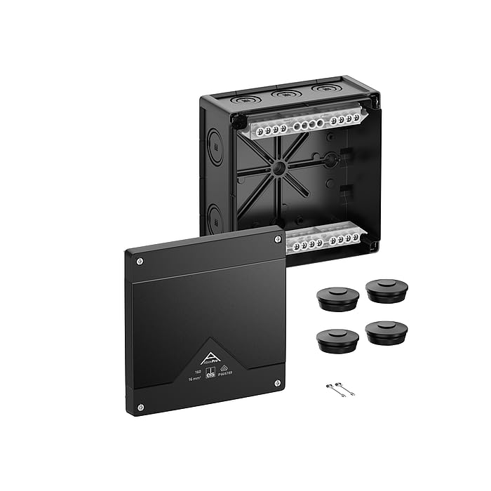 Spelsberg Abox Pro 160-16²/sw, IP66/IP67/IP69 Junction Box with Cable Connectors Accessories