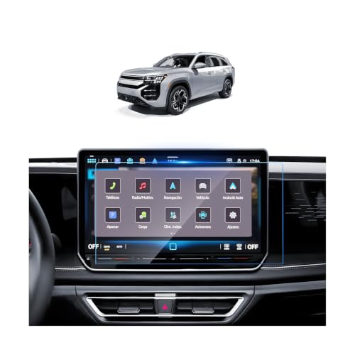 SKTU for 2027 VW Atlas Screen Protector 12.9 Inch for 2027+ VW Atlas SE 12.9-Inch Navigation VW Atlas 2027 Accessories Screen Protective Film Tempered Glass [9H Hardness, Ultra HD, Anti-Glare]