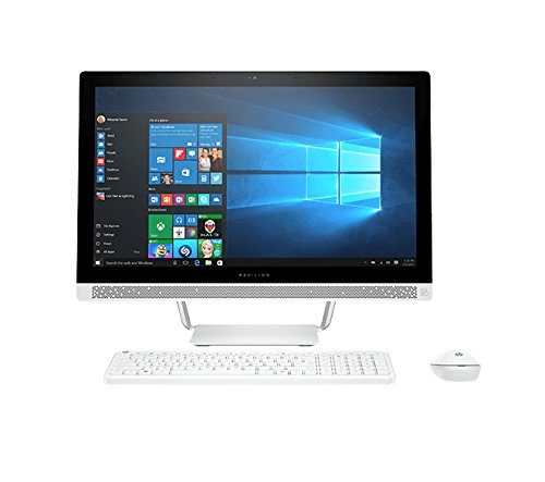 Image of HP Pavilion 24-Q254in 2017 23.8-inch All-in-One Desktop (Intel Core i5-7400T /8GB /1TB /Windows 10 Home /NVIDIA GeForce 930MX Graphics)