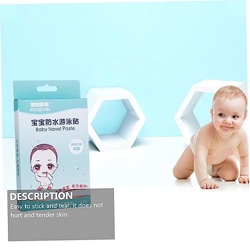 ERINGOGO 6 Caixas De Adesivos De Natação Adesivos De Umbigo Do Bebê Adesivos De Barriga À Prova D'Á