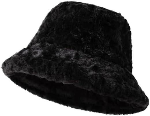 Plush Basin hat Women's Winter Cold Warm Fashion Bucket hat