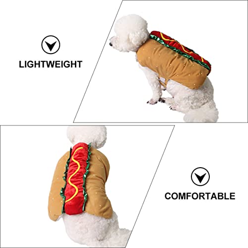 Disfraz para perro SUPVOX talla XXL color naranja miniatura 6