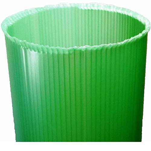 TODOCULTIVO Protector Árbol Perforado y Biselado de 60 cm. de Altura. Pack de 20 Unidades Protección contra Animales de tamaño pequeño y Medio.