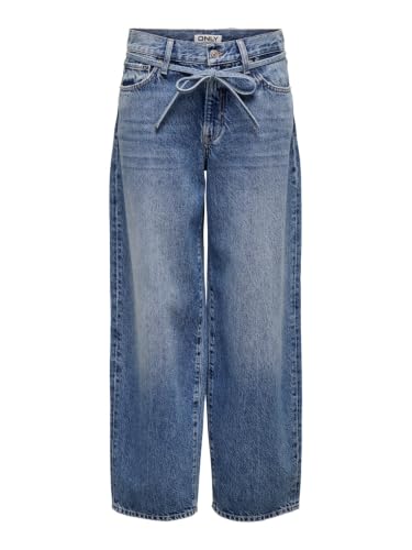 Only Damen Onlgianna Mw Straight Dnm Dot596 Noos Medium Blue Denim 29W/32L