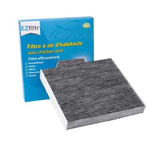 Ezfiltr 101D1-2 (Cf11819, Cp819) Replacement Premium Cabin Air Filter With Activated Carbon For Select Hyundai Azera/Santa Fe/Santa Fe Sport/Santa Fe Xl/Sonata And Kia Cadenza/Optima/Sedona #TOP3