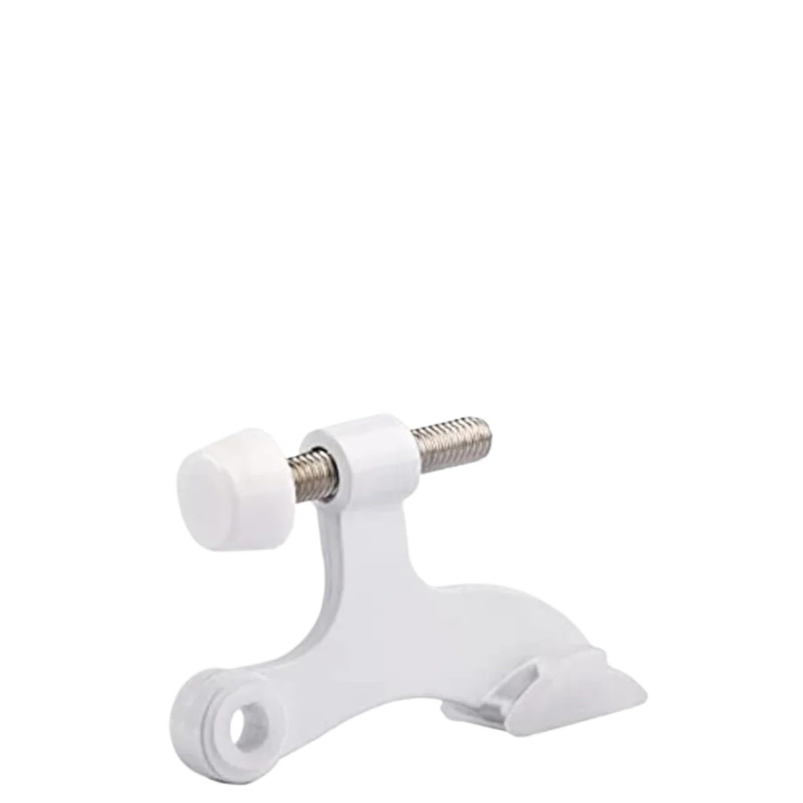 Door Stopper Standard Size Heavy Hinge Pin Door Stop with Buffer Tips for Stable Household Limiting Use(White)