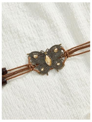 Milumia Women's Y2K Summer Boho Bodycon Long Skirts Crochet Knitted Lettuce Trim Midi Skirt with Belt3