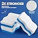 Zubebe 120 Pcs Boat Scuff Erasers Bulk, Pontoon Boating Accessories Gifts Sponge Hull Deck Cleaner for Men and Women Cleaning Pontoon Fishing Vinyl Fiberglass Plastic