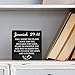 Christian Decor Wood Sign Desk Decor Rustic Motivational Bible Verse Jeremiah 29 11 Wooden Sign for Home Office Living Room Church Kitchen Bedroom Bathroom Table Shelf Religious Gifts -A10