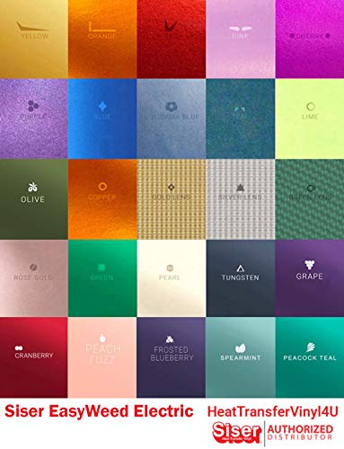 Siser EasyWeed Electric Iron on Heat Transfer Vinyl - 15 Inches by 12 Inches (Olive)