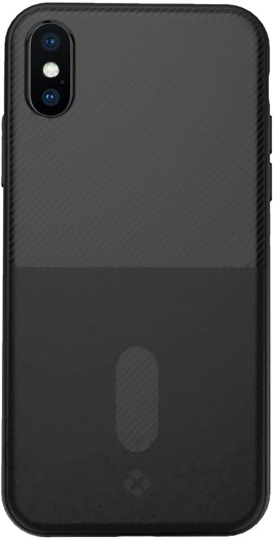 Apple iPhone X Totu Design Jazz Series Slot Version Case Back Cover - Black