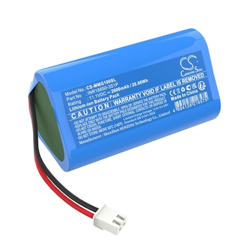 Batería VI VINTRONS para dispositivo de masaje muscular, modelo INR18650-3S1P, 11.1 V, 2600 mAh miniatura 1
