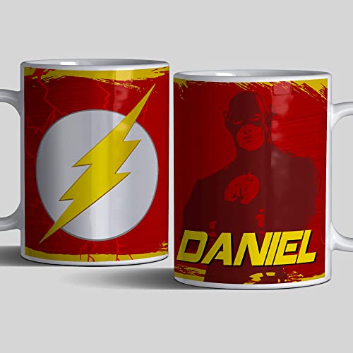 Custom 2gether - Taza de Flash personalizada con nombre - Taza de cerámica calidad premium hecha a...