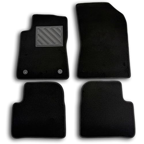 Tappetini per Citroen C3 III dal 2017-2024 Su misura, antiscivolo, battitacco in gomma rinforzata, bottoni di fissaggio