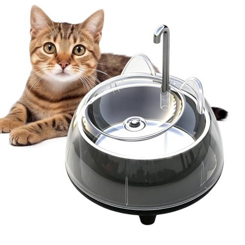 Fuente de agua para mascotas y bebedero silencioso para gatos pequeños o medianos 8