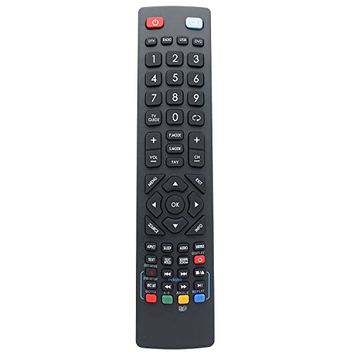 Azwok Fernbedienung Ersatz fr Sharp TV LC-22CFE4012E LC-24CHE4000ES LC-24CHF4011K LC-48CFE4041K LC-40CFE4042E LC-43CFE4142E LC-49CFE4041E LC-32DHF4041K LC-32HG3141K LC-40FG3241K