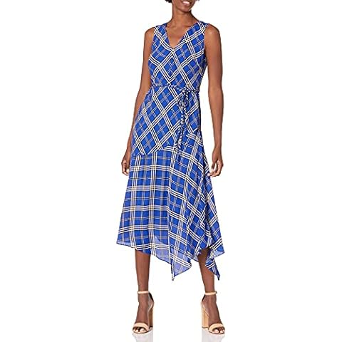 Vince Camuto Electric Blue V-Neck Dress Cover
