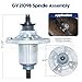 GUSUHAWK 3 Pack Pre-greased GY21098 Spindle Assembly with GX22616 Pulley GY20629 GY20067 Idler Pulley Replaces John Deere AUC15811 Spindle, GY21098, GY20454 for John Deere D140 D160 E140 E170 Tractors