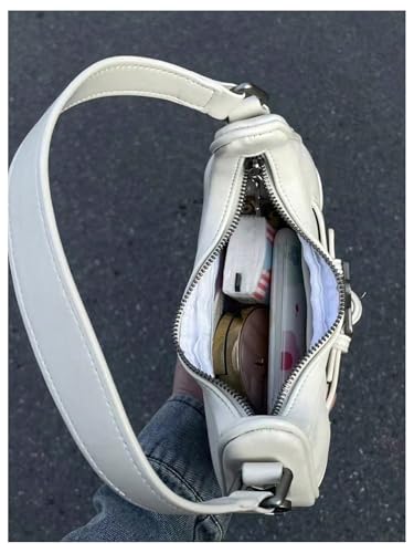 SweatyRocks Women's Casual Pattern Y2K Flap Handle Shoulder Bag Mini Chain Handbags Purses4