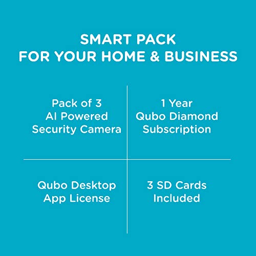 Image of Qubo Smart 360 Wi-Fi Security Camera| Free Subscription | Ultra 2K Indoor CCTV Cam for Home | AI Person Detection | Automatic Alarm (Old cam)