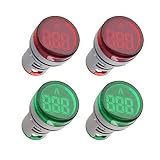 Shopcorp - Digital Led Display Indicator Ammeter, 0-100A Max AC380 Current Meter and 220V - Gauge Me