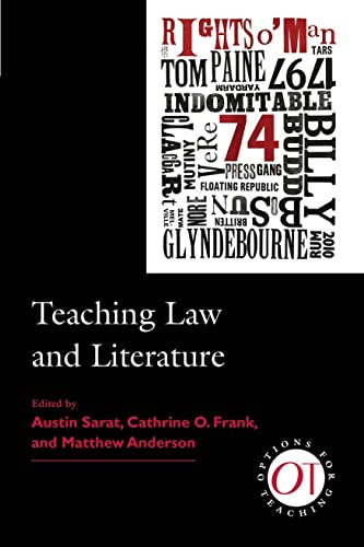 Teaching Law and Literature (Options for Teaching)