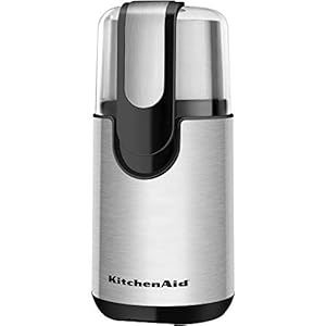 KitchenAid BCG111OB Blade Coffee Grinder – Onyx Black (Renewed)