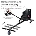 toxaaiwr Hoverboard Seat Attachment Go Kart Attachment Fit for 6.5”-10” Hoverboards Hover Cart for Kids & Adults Accessory for Self Balancing Scooter Black