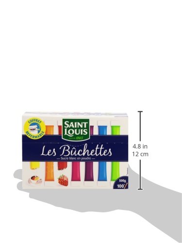 Feinzucker Zucker in Sticks farbig verpackt aus Frankreich 500g von Saint Louis
