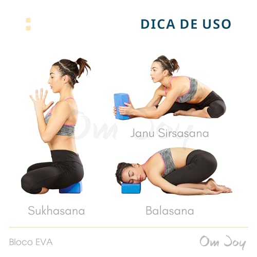 Kit Estúdio Atacado 6x Bloco de Yoga Pilates Fisioterapia RPG - EVA Alta Densidade 500g
