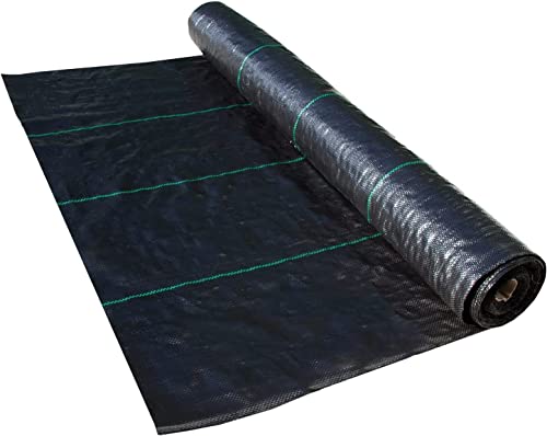 防草シート 黒 2m×100m 1巻 厚さ0.3mm 農用シート 草よけシート 園芸用品 DIY お庭 除草シート 雑草防止シート ガーデニング 庭 田んぼ 畑 ハウス ライン入り 雑草防止 雑草抑制 砂利下 人工芝下 雑草 農業 家庭菜園 園芸用 LB-