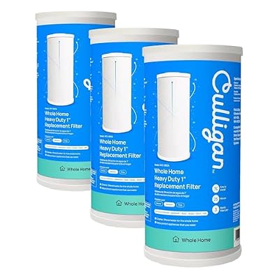 Culligan Whole House Water Filter for Sediment - 25 Micron RFC-BBSA 10”x4.5” Long Lasting Water Filter Replacement Compatible with FXHTC,W50PEHD,GXWH40L,GXWH35F,GNWH38S,WFHD13001,(Pack of 3)
