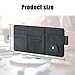 UGSHY Pack of 1 Leather Zipper Visor Storage Bag, Multifunctional Pocket Business Card Holder, 11.4In x 5.9In Car Sun Visor Organizer, for Men Women Car Interior Receiving (Black)